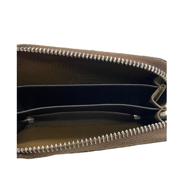 Gucci Brown Crocodile Leather Compact Zip Card Case Wallet New Retails: $1725 - Picture 5 of 7
